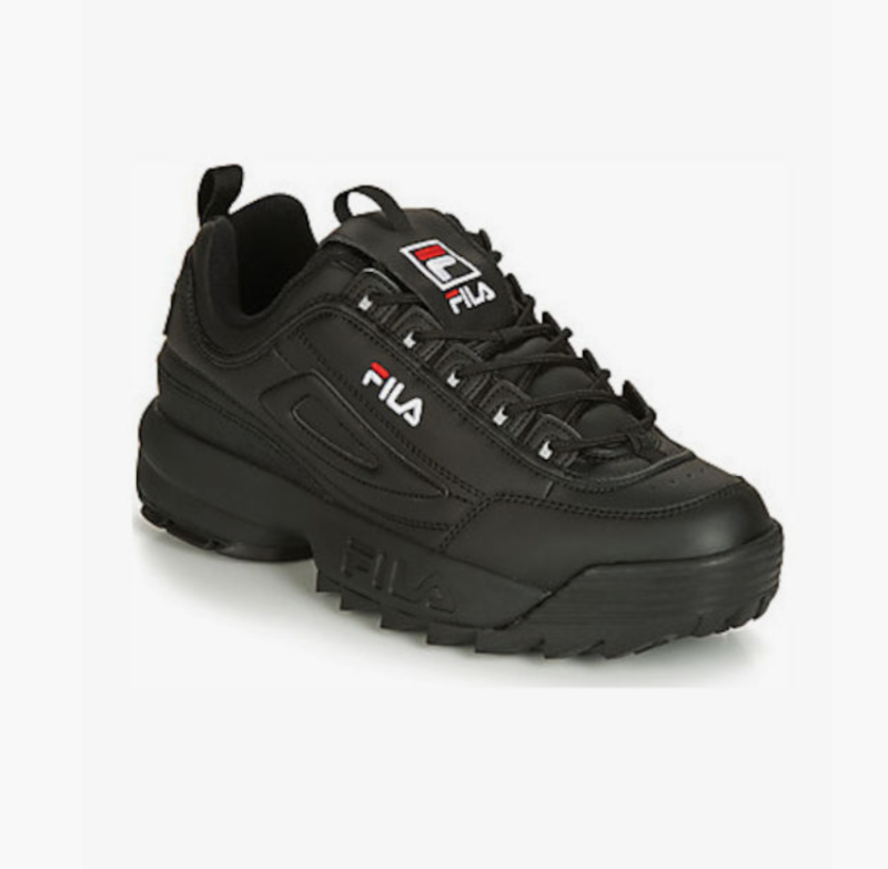 Fila Disruptor Low Unisex Chunky Sneakers Μαύρα - Image 2