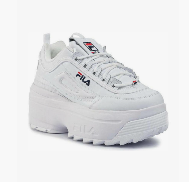 Fila Disruptor II Wedge Γυναικεία Chunky Sneakers Λευκά - Image 2