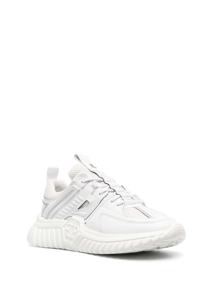 Philipp Plein Sneakers Runner Hexagon από δέρμα & mesh με λογότυπο του brand - Image 2