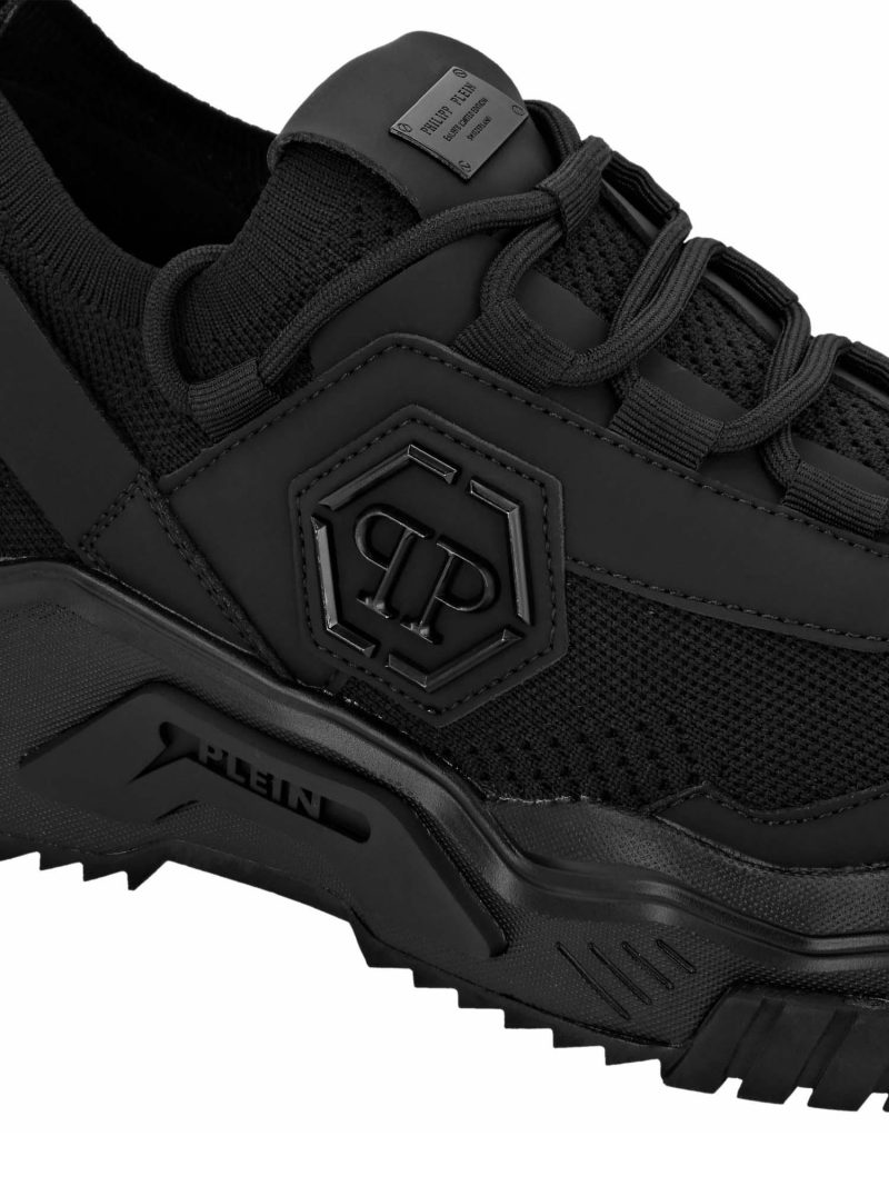 Philipp Plein Sneakers Runner Hexagon με ζακάρ πλέξη & λογότυπο του brand - Image 4