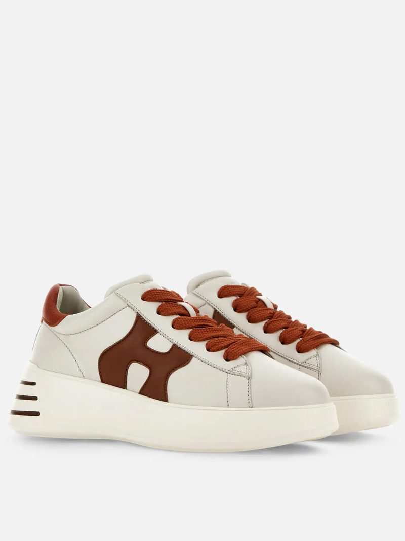 Hogan Υποδήματα sneakers γυναικεία Rebel H564 ιβουάρ - Image 2