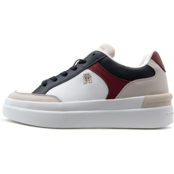 ELEVATED COLOUR-BLOCKED MONOGRAM SNEAKERS WOMEN TOMMY HILFIGER